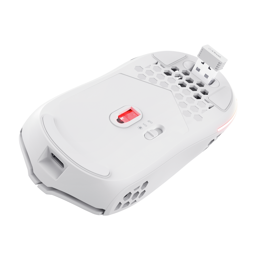 Trust GXT miš 929 Helox ultra lagani wireless gaming,4800 dpi, bijeli