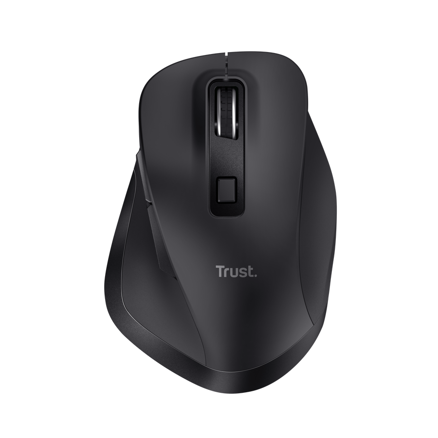 TRUST miš Fyda multi-device bežični, USB-C, optičkisenzor, 800-2400 dpi, crni