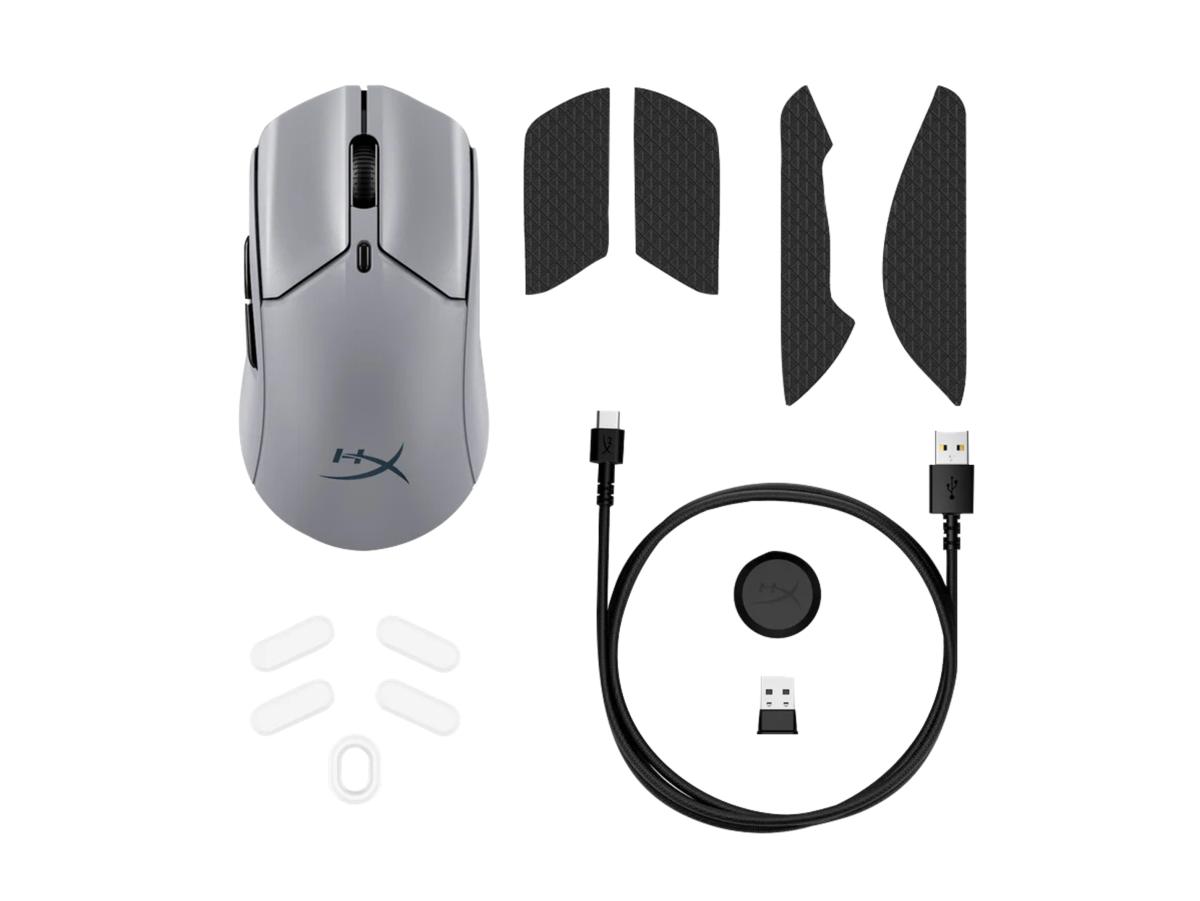 HyperX miš Pulsefire Haste 2 Pro 4K bežični Gaming sivi