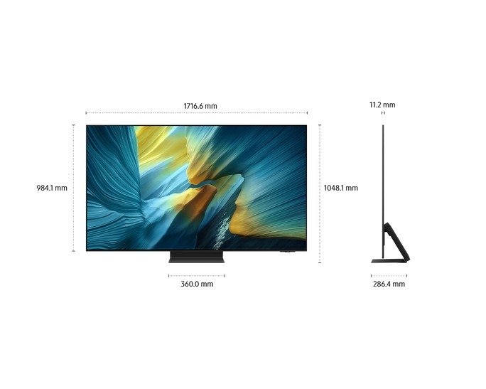 SAMSUNG OLED televizor S95FQE77S95DATXXH, 4K Ultra HD, Smart TV, NQ4 AI Gen3 Procesor, 100 Hz, OLED HDR Pro tehnologija, Titan Black **MODEL 2025**