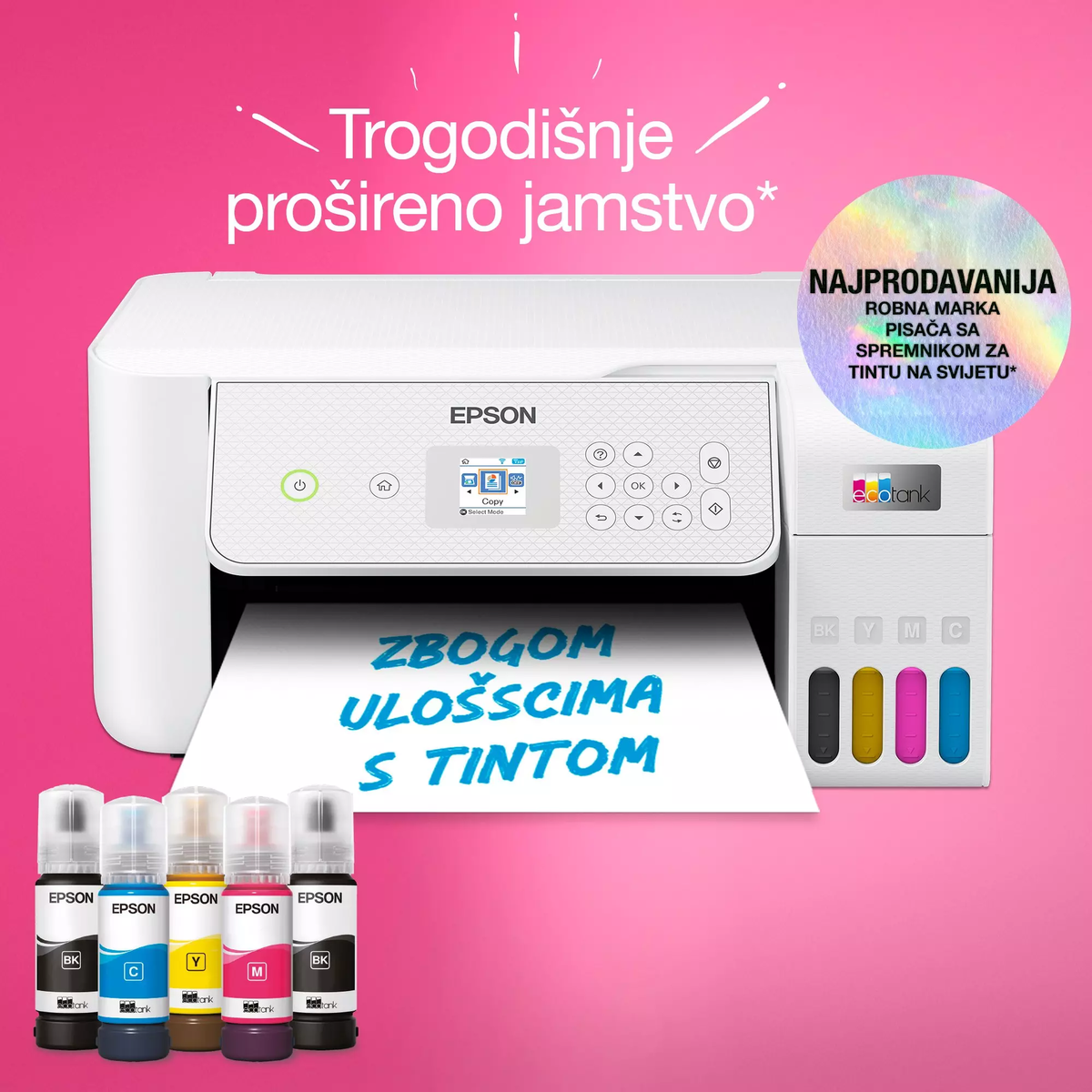 Epson multifunkcijski printer EcoTank L3286 Wifi
