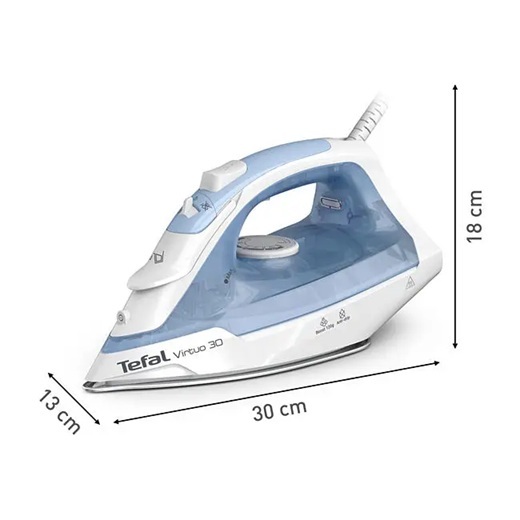 TEFAL pegla na paru FV2C41E0 Virtuo 30, 2000 W, 120 g/min