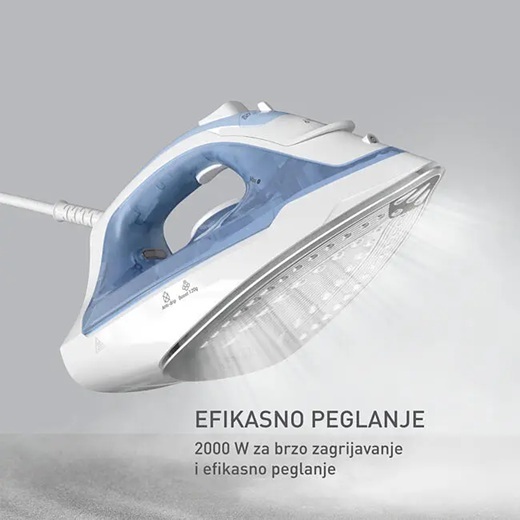 TEFAL pegla na paru FV2C41E0 Virtuo 30, 2000 W, 120 g/min
