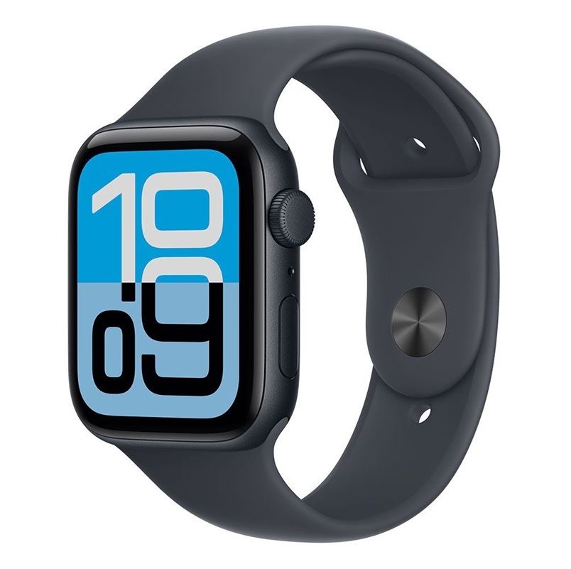 Apple Watch SE 3 GPS 44mm Midnight Aluminium Case with Midnight Sport Band - S/M