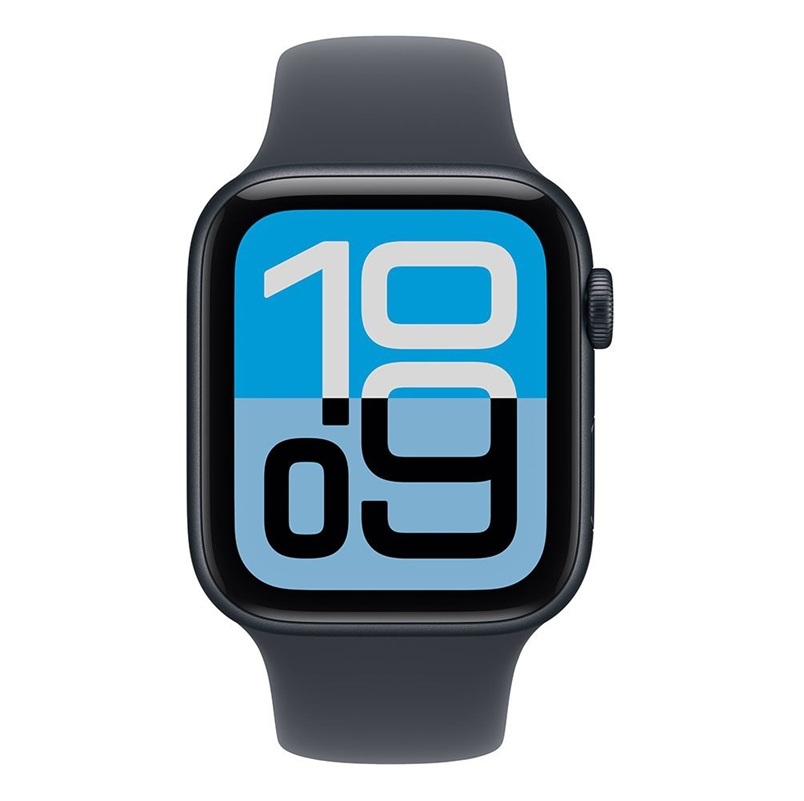 Apple Watch SE 3 GPS 44mm Midnight Aluminium Case with Midnight Sport Band - S/M