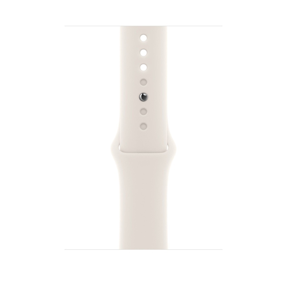 Apple Watch SE 3 GPS 44mm Starlight Aluminium Case with Starlight Sport Band - M/L