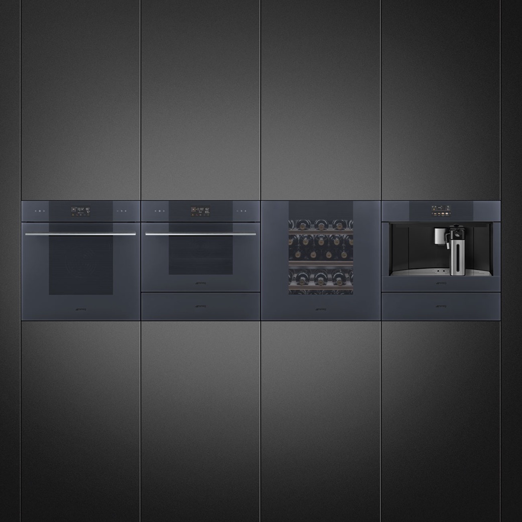 Smeg ugradbeni aparat za espresso kafu CMS4104G Linea, automatski, sivi