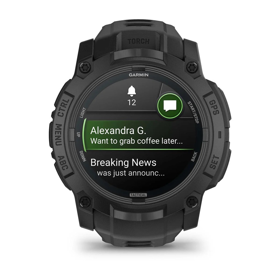 GARMIN Instinct 3 sportski pametni sat, 50mm Tactical AMOLED, Black