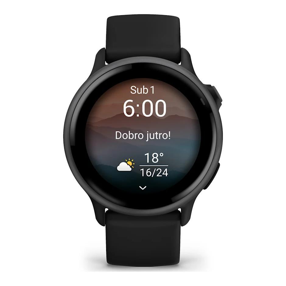 GARMIN Vivoactive 6 sportski pametni sat, 41mm, Black Slate