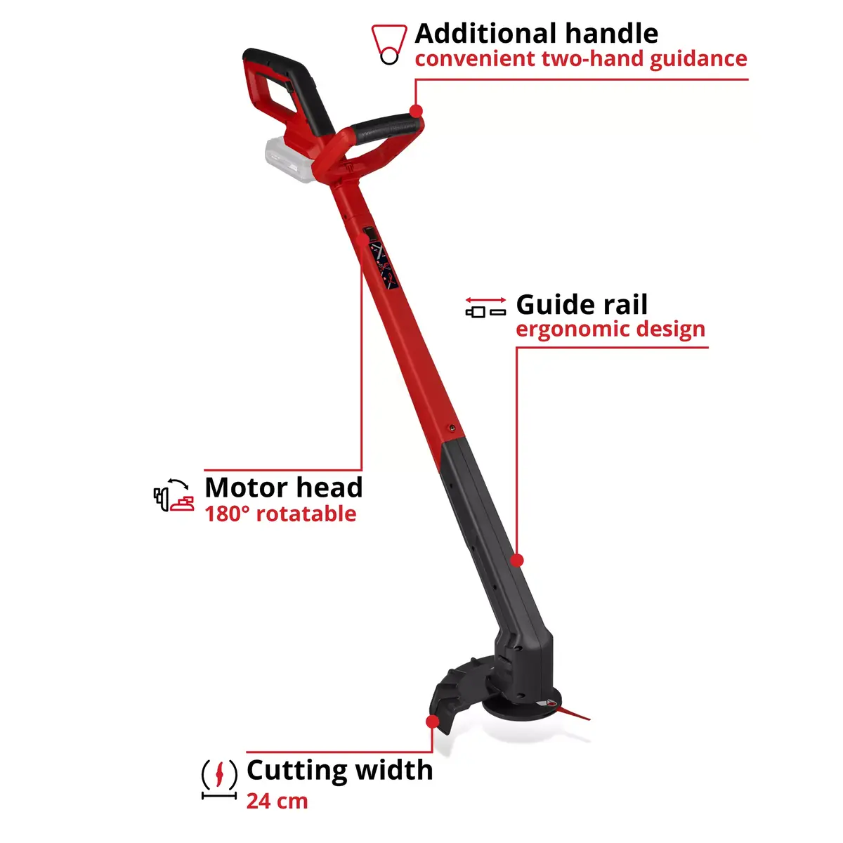Einhell aku trimer za travu Power X-Change GC-CT 18/2411 Li P-Solo