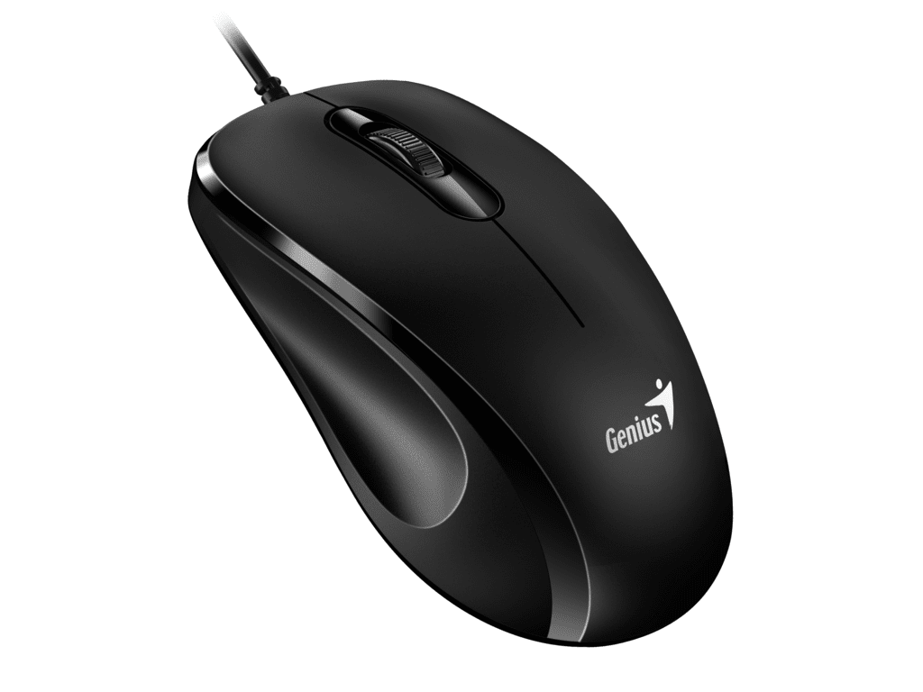 GENIUS miš DX-101 crni USB, optički, 1200 DPI, 1.5m, 3 tipke, 83g