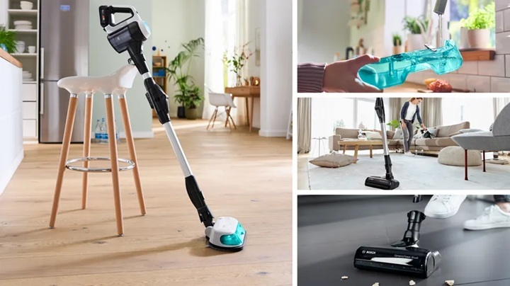 BOSCH štapni usisivač BCS71HYG2 Unlimited 7 ProHygienic Aqua, 18 V, do 40 min, bijeli