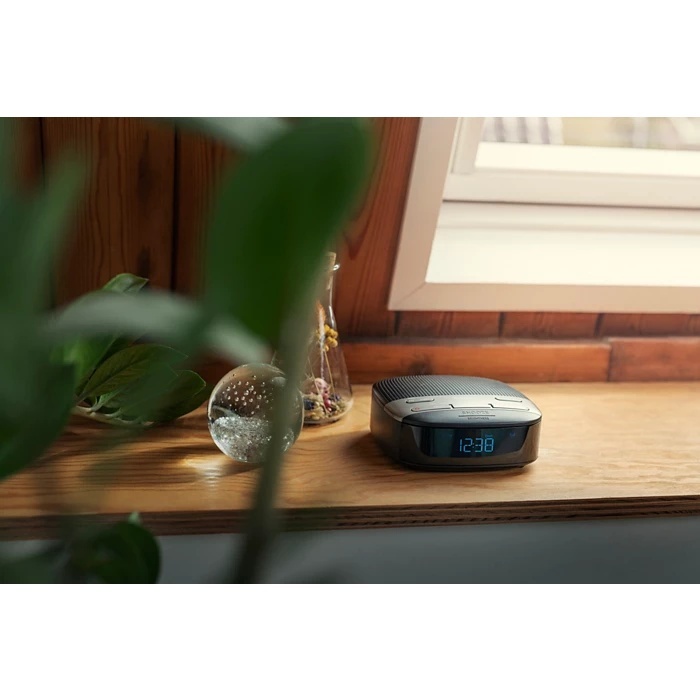 Philips TAR3505/12 budilnik; FM; DAB+; Dvostruki alarm;Izlazna snaga (RMS) 1W;
