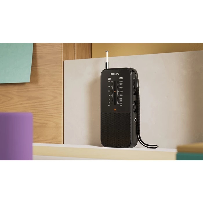 Philips TAR1509/00 prenosni radio; Napajanje iz baterija; FM/AM; Analogno podešavanje