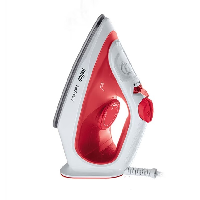 Braun pegla na paru SI 1019 TexStyle 1, crveno-bijela, 1900 W