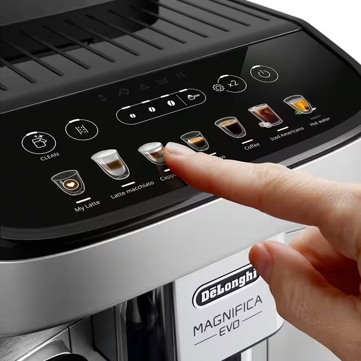 DeLonghi aparat za espresso kafu ECAM290.85.SBX EX:1 Magnifica Evo, crno-srebrna, automatski