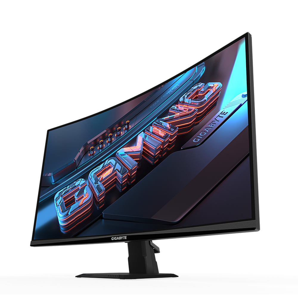 GIGABYTE monitor GS27FC gaming zakrivljeni, 27, FullHD, VA, 250 cd/m2, HDR Ready, AMD FreeSync Premium, 180Hz, 1ms