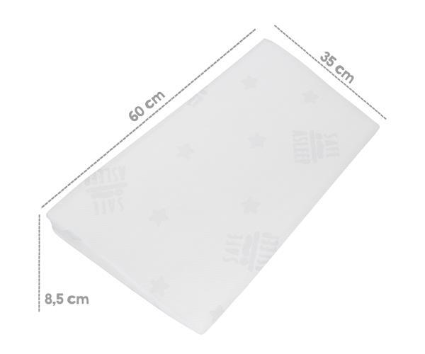 Roba Kids jastuk od memorijske pjene Safe ASleep® 60 × 35 × 8,5 cm – prikaz 3