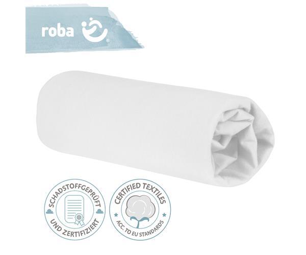 Roba Kids plahta na gumu Safe ASleep, bijela – prikaz 3