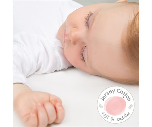 Roba Kids plahta na gumu Safe ASleep, bijela – prikaz 4