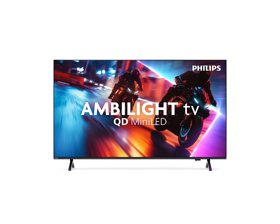 PHILIPS QD MiniLED televizor 65MLED920/12, 4K Ultra HD, Titan OS, Smart TV, Ambilight, 144 Hz VRR, P5 Perfect Picture Engine, Crni