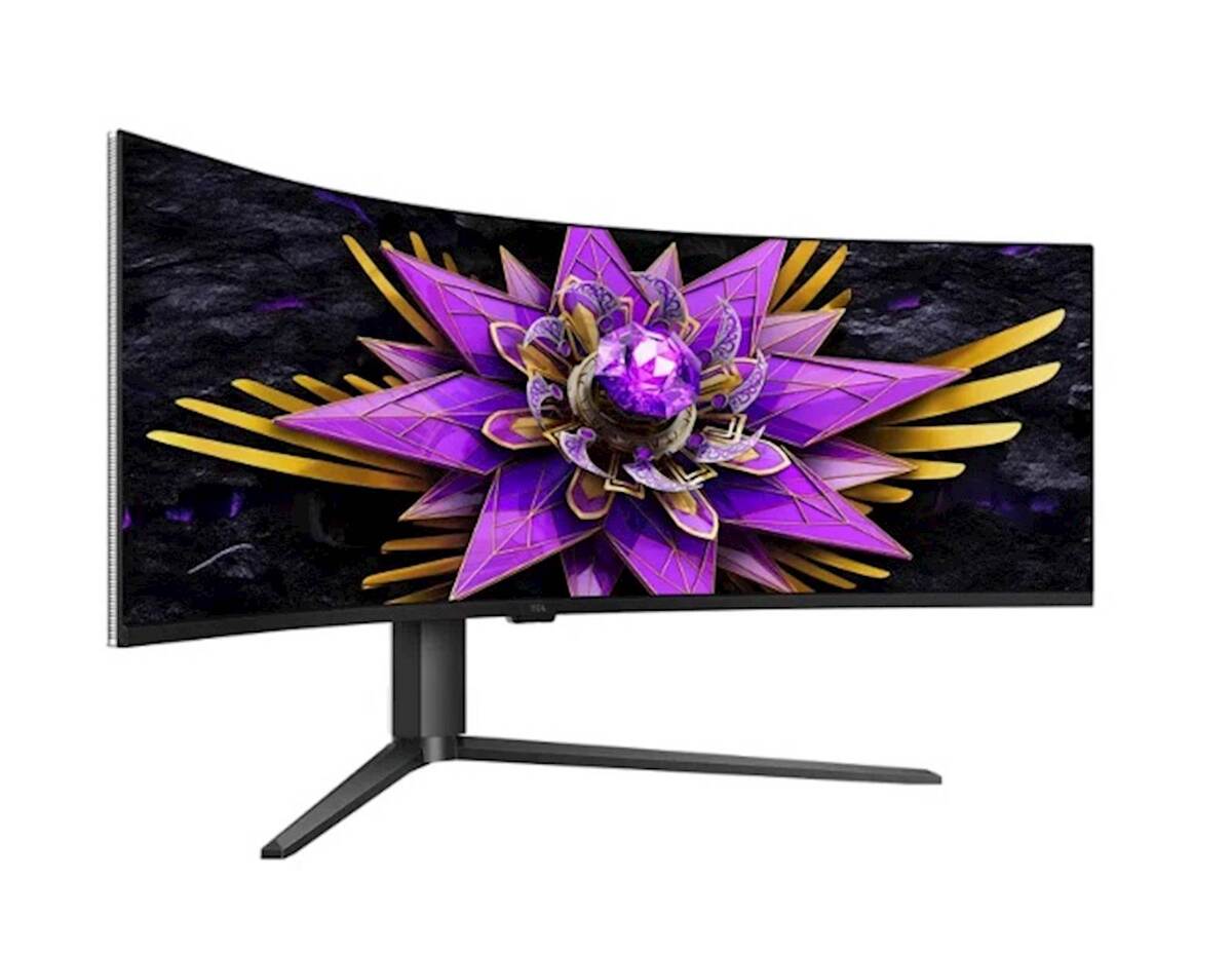 TCL monitor 57R94 gaming USB Type C zakrivljeni, 57, DUHD, QD-Mini LED, VA, 1200 cd/m2, AMD FreeSync Premium, HDR, DP, HDMI, 120Hz, 1ms