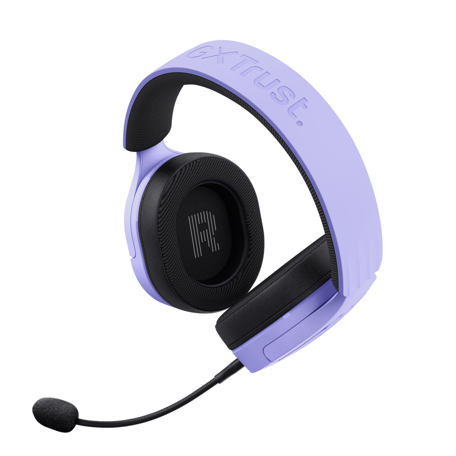 TRUST gaming slušalice GXT490P FAYZO 7.1 USB2.0 gaming, žičane, ljubičaste, noise-cancelling mikrofon