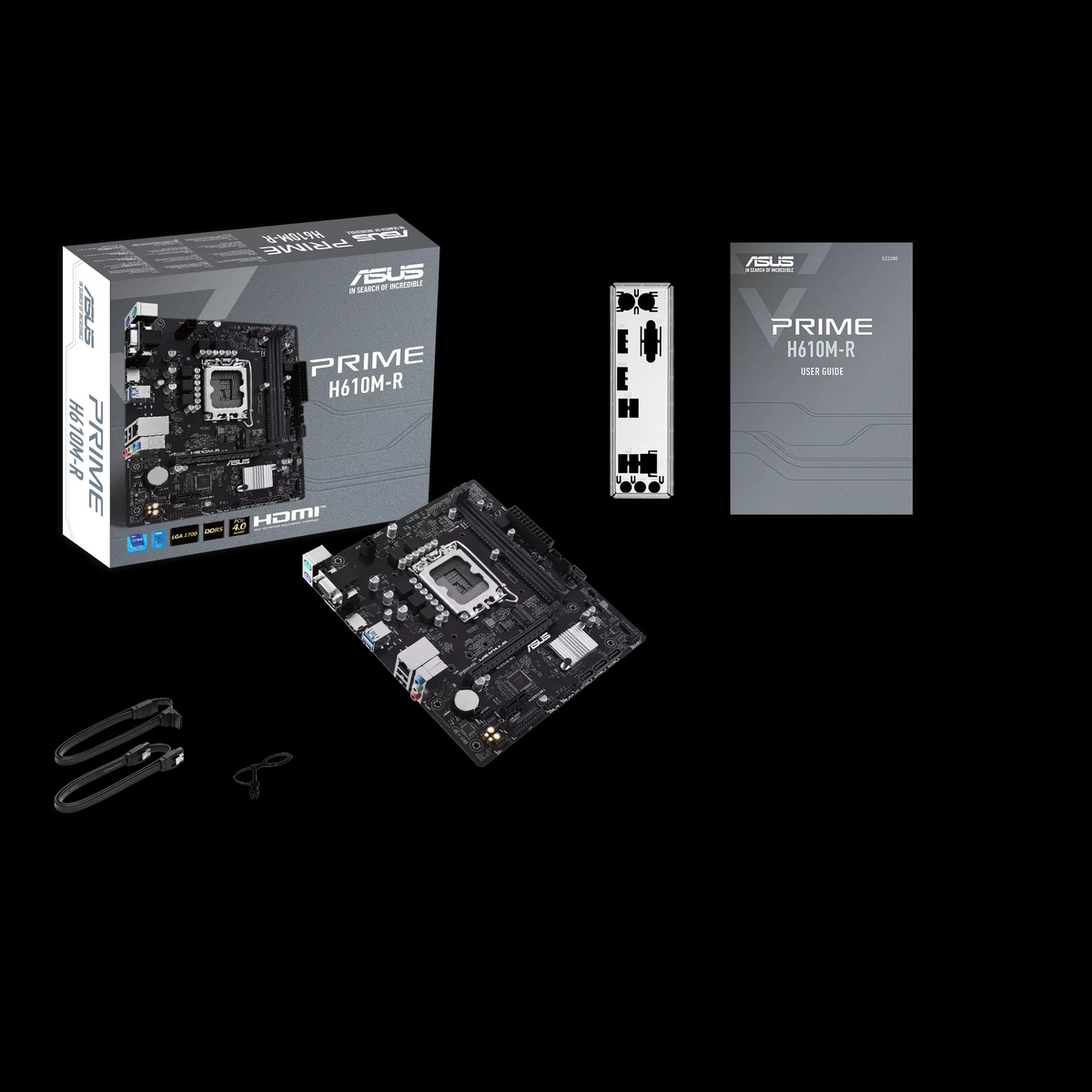 ASUS matična ploča PRIME H610M-R-SILGA 1700, 2x DDR5,1x M.2,6xUSB 1x DP, 1x VGA, 1x HDMI, mATX