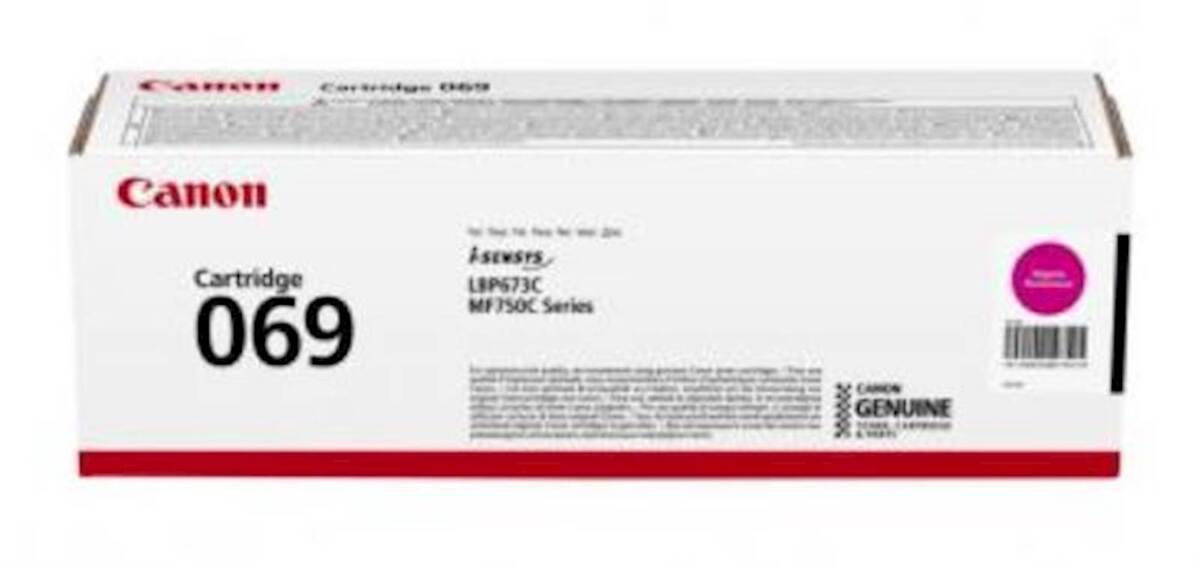 CANON TONER CRG069M MAGENTA ZA LBP673, MF752, MF754 ZA 1.900 STRANA