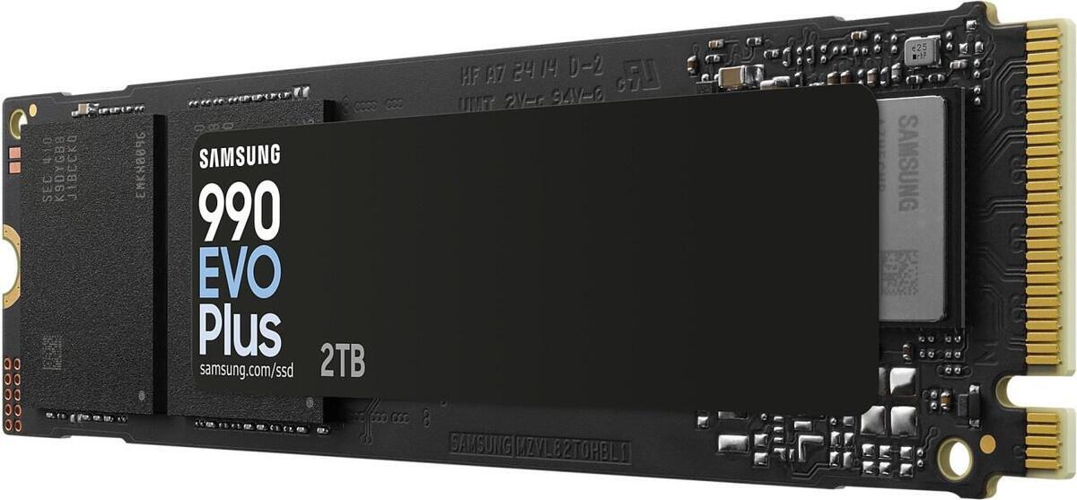 SAMSUNG SSD 990 EVO PLUS 2TB NVMe M.2,PCIe 4.0 x4 7250MB/s read,6300MB/s write