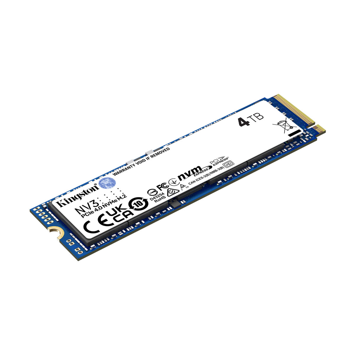 KINGSTON SSD 4TB NV3 NVMe PCIe Gen 4.0x4 R/W : 6000/5000MB/s