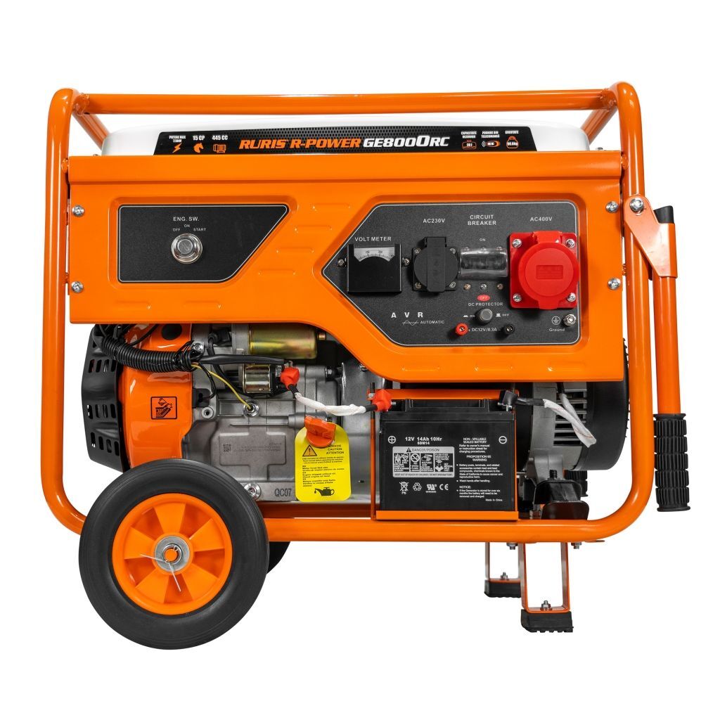 RURIS benzinski agregat trofazni 7,5 kW 14 KS R-POWER GE 8000RC