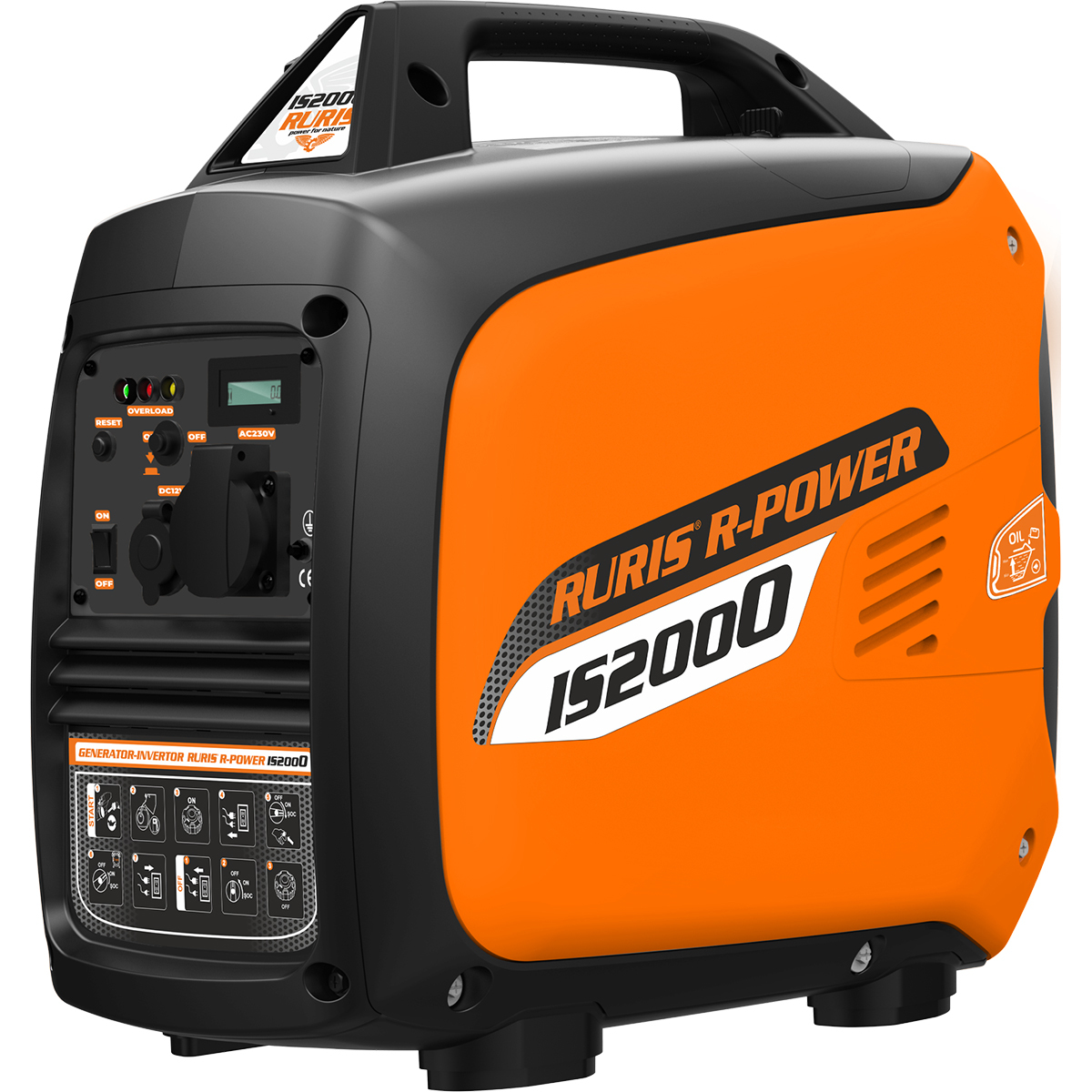 RURIS benzinski agregat inverter 2 kW 3 KS IS2000