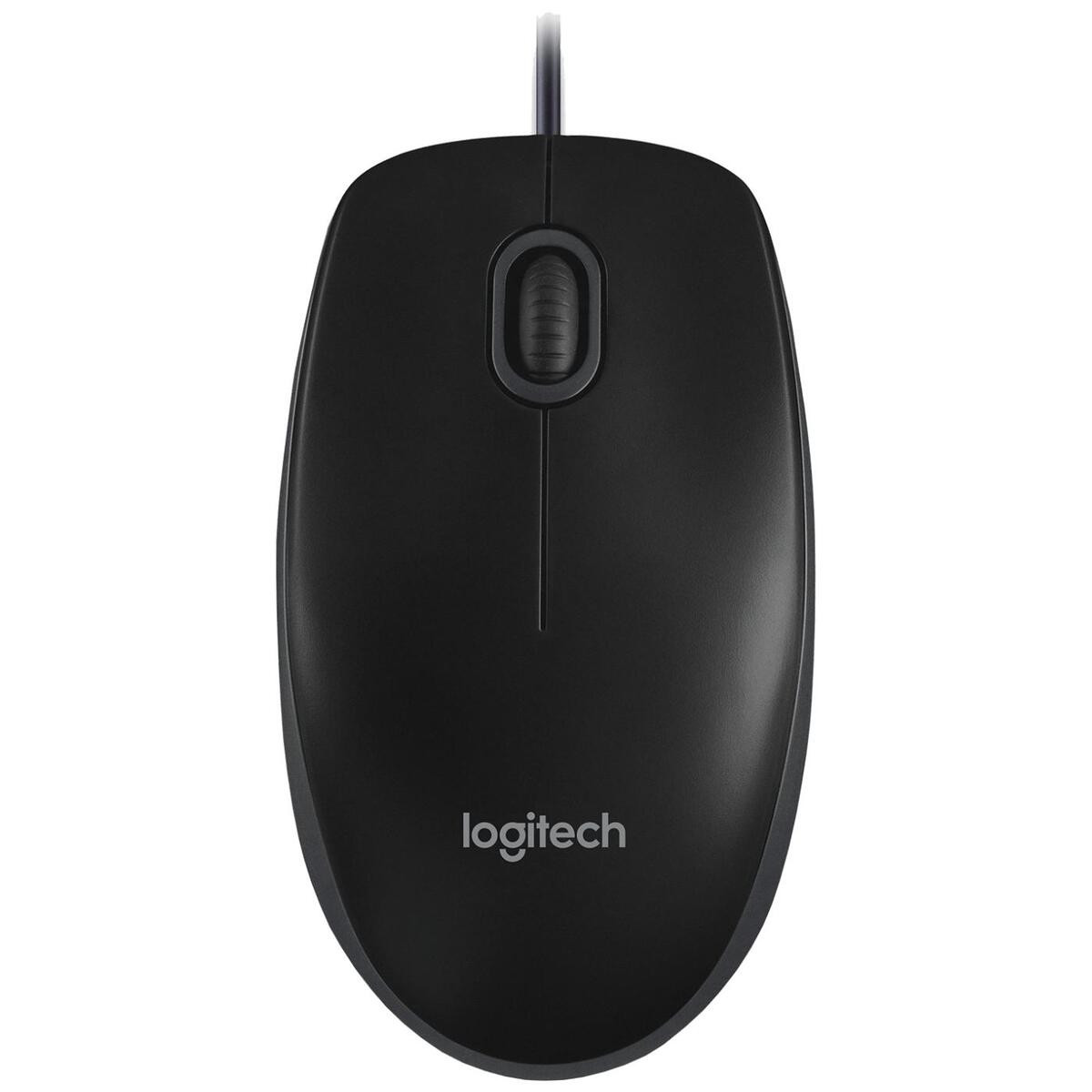 Logitech miš optički, 800 dpi, 3 tipke, USB - B100