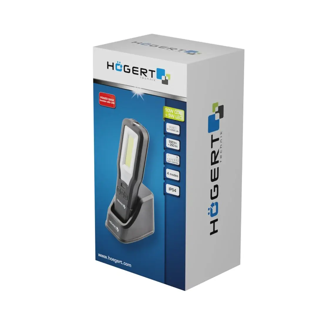 HOEGERT profesionalna radionička led lampa svjetiljka sa bazom HT1E408