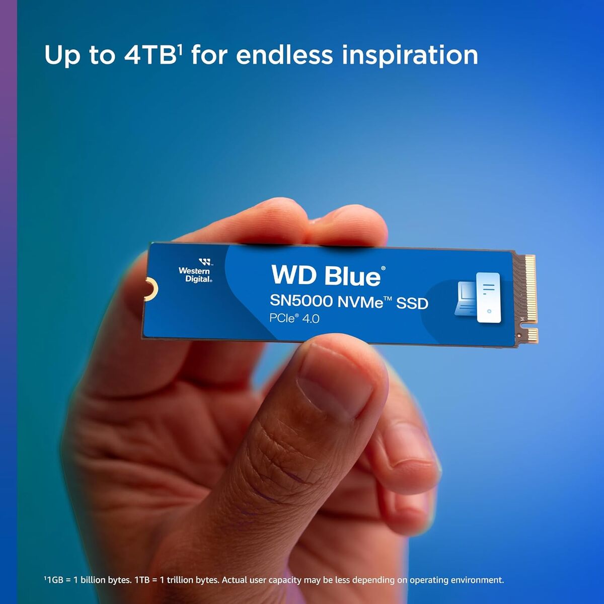WESTERN DIGITAL SSD 500GB Blue SN5000 M.2 2280,PCIe Gen4,5000/4000 MB/s