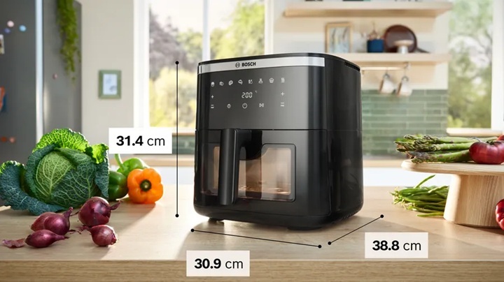 BOSCH friteza na vrući zrak MAFS2671B Serie 6, 1800 W, 7.2 L, 7 programa