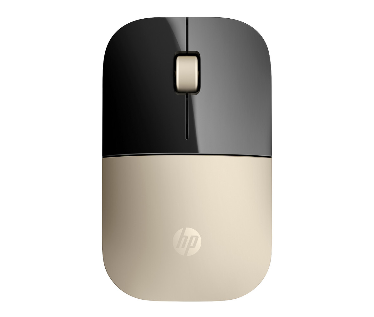 HP miš Z3700 bežični, zlatni