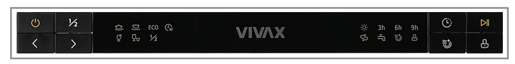 VIVAX HOME perilica posuđa DW-601472C