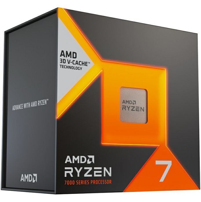AMD procesor Ryzen 7 8C/16T 7800X3D (5.0GHz Max, 104MB,120W,AM5) box, with Radeon Graphics