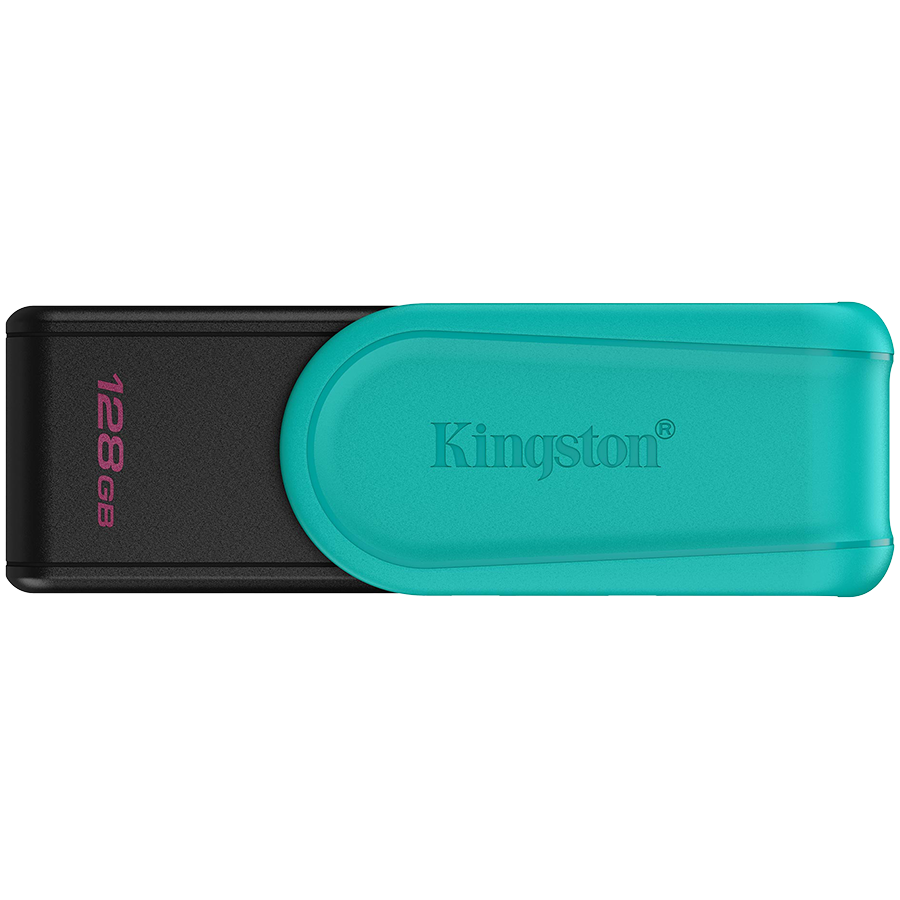 KINGSTON USB DataTraveler Exodia S 128GB Portable USB 3.2 Gen 1 (Black/Turquoise)