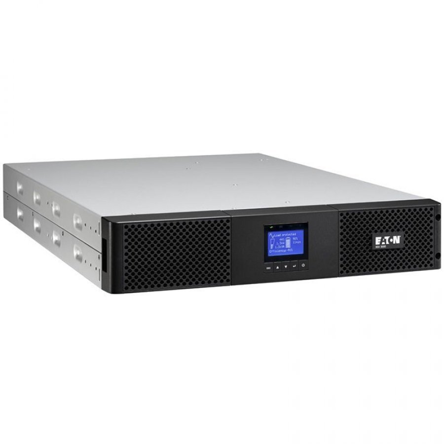 EATON UPS 9SX 3000VA/2700W Rack 2U, On-line double conv with PFC;; LCD (8) IEC-320-C13 (1)IEC-320-C19 USB, RS232 Online slot for Network card