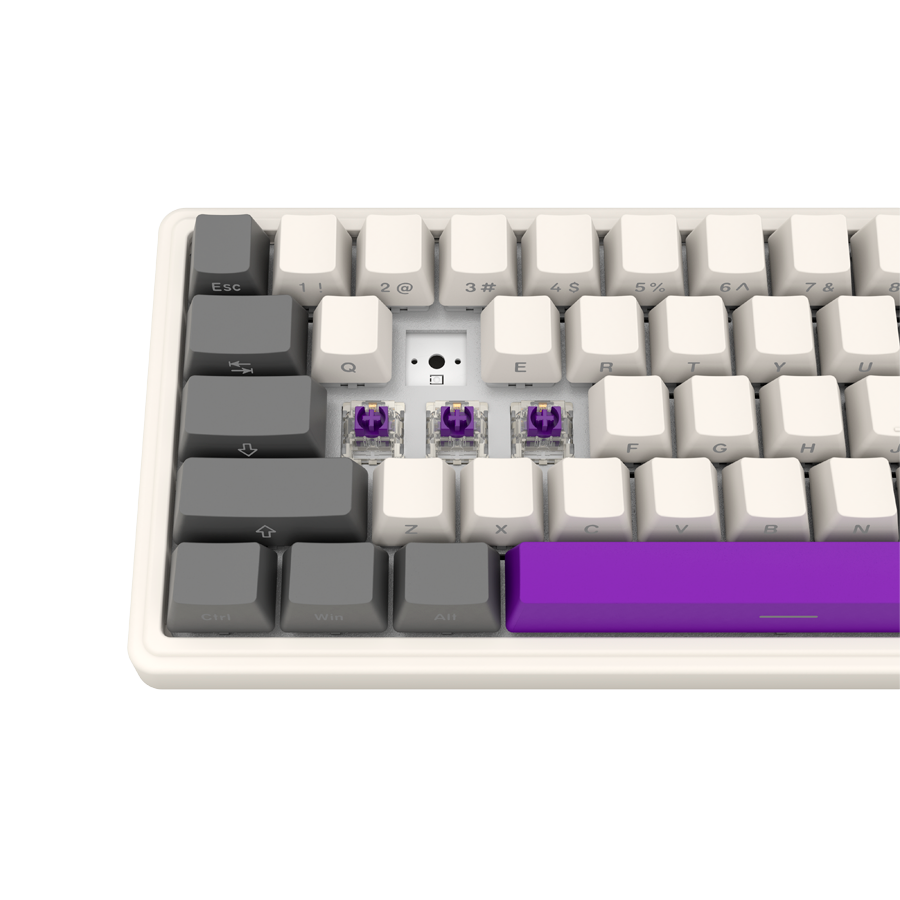 LORGAR tastatura KBP70MW, bežična mehanička Pro 65% bež, EN layout