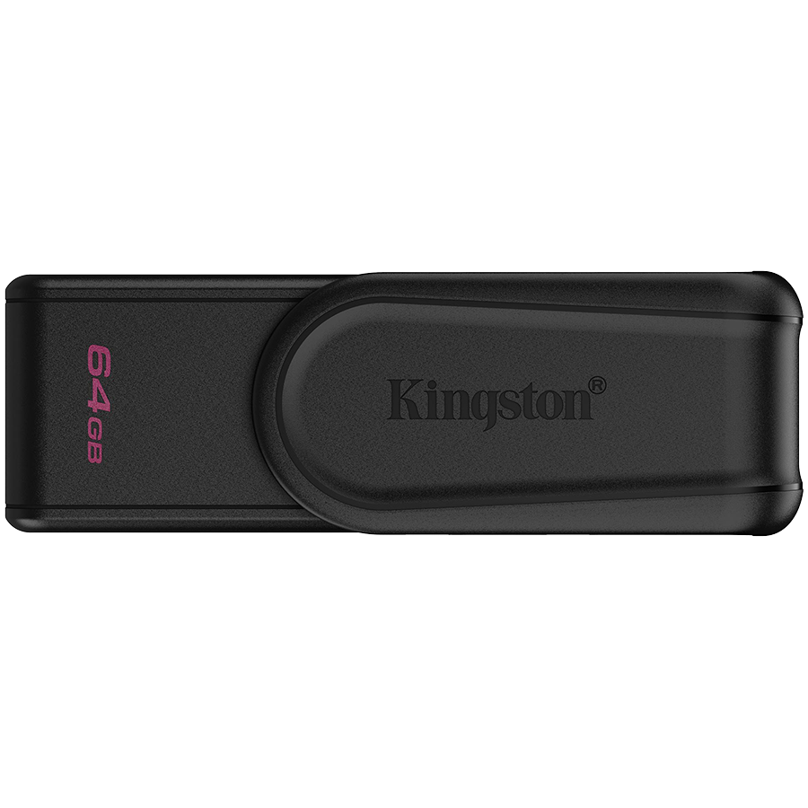 KINGSTON USB DataTraveler Exodia S 64GB Portable USB 3.2 Gen 1 (Black/Black)