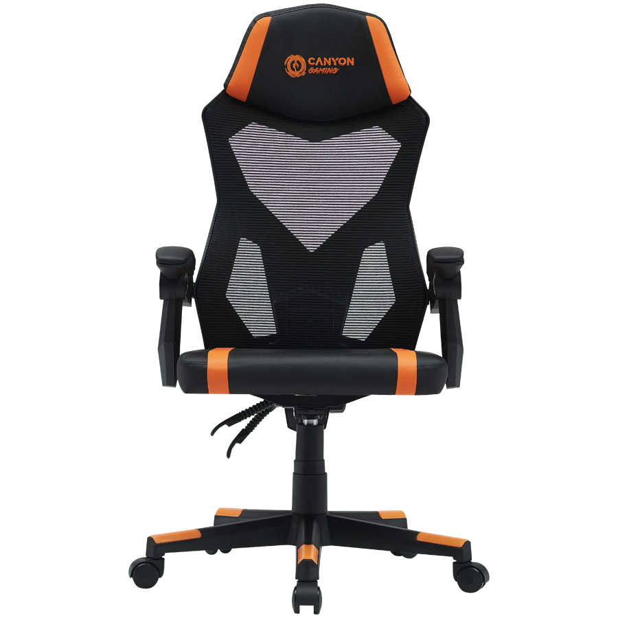 CANYON gaming stolica Flow MCH01 Mesh Black Orange