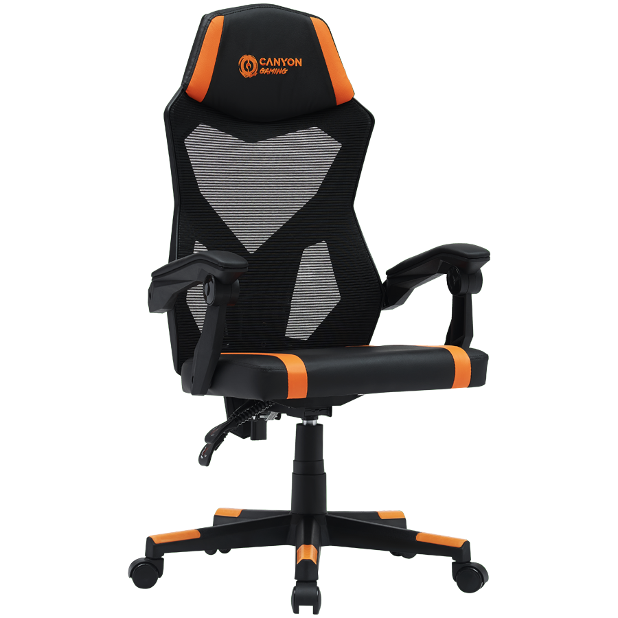 CANYON gaming stolica Flow MCH01 Mesh Black Orange