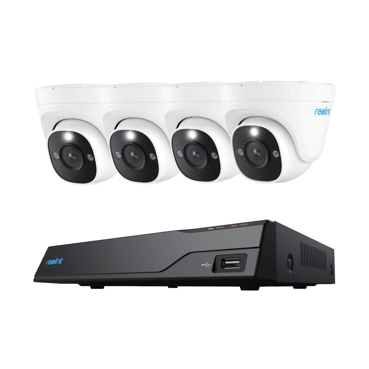 REOLINK NVR snimac NVS8-12MD4 4k, 12MP, 8 kanalni NVR, 2TB HDD, 4x POE kamera