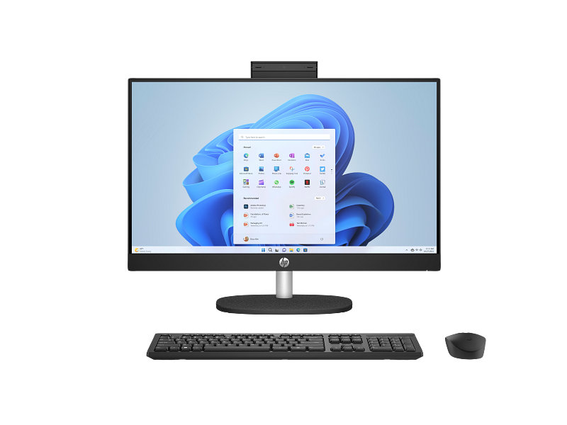 HP računar 24-cr0028ny AIO, 24, FullHD, Non Touch, Intel Core i5 1335U, 8GB DRR4 RAM, 512GB SSD, FreeDOS, miš i tastatura, 3 godine garancije
