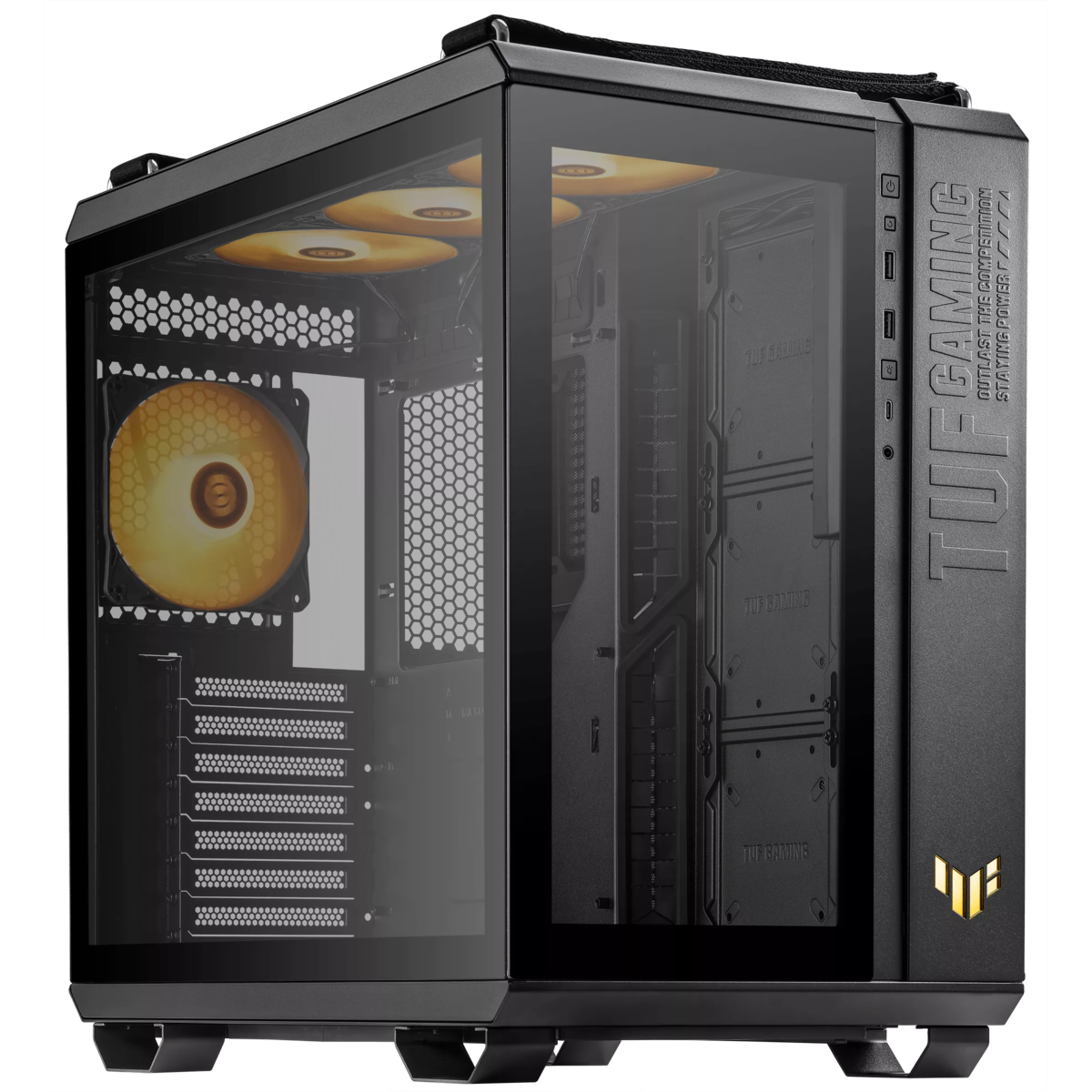 ASUS kućište TUF GAMING GT502 TGPLUS, MID TOWER, ATX,4x ARGB 120mm fans