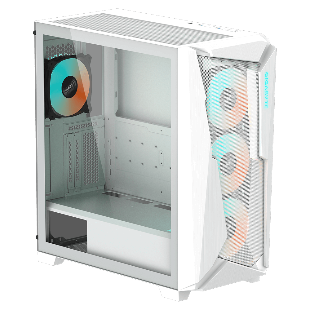 GIGABYTE kućište C301G White 3xARGB fans(1xRear; 3xFront)GPU H : 400mm; Dust filter